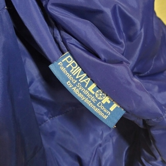 Columbia Sportswear Red Funnel Neck Long Sleeve Primal Loft Synthetic Down Coat - Picture 7 of 8